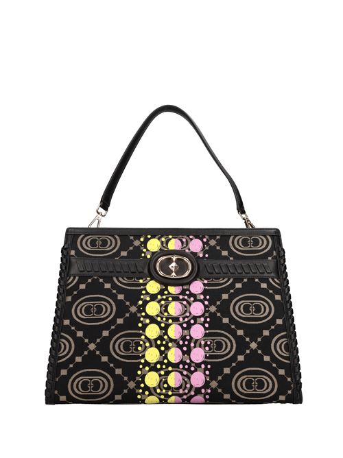 Borsa Monogram in tessuto e pelle LA CARRIE | 141P-TA-142-JALNERO